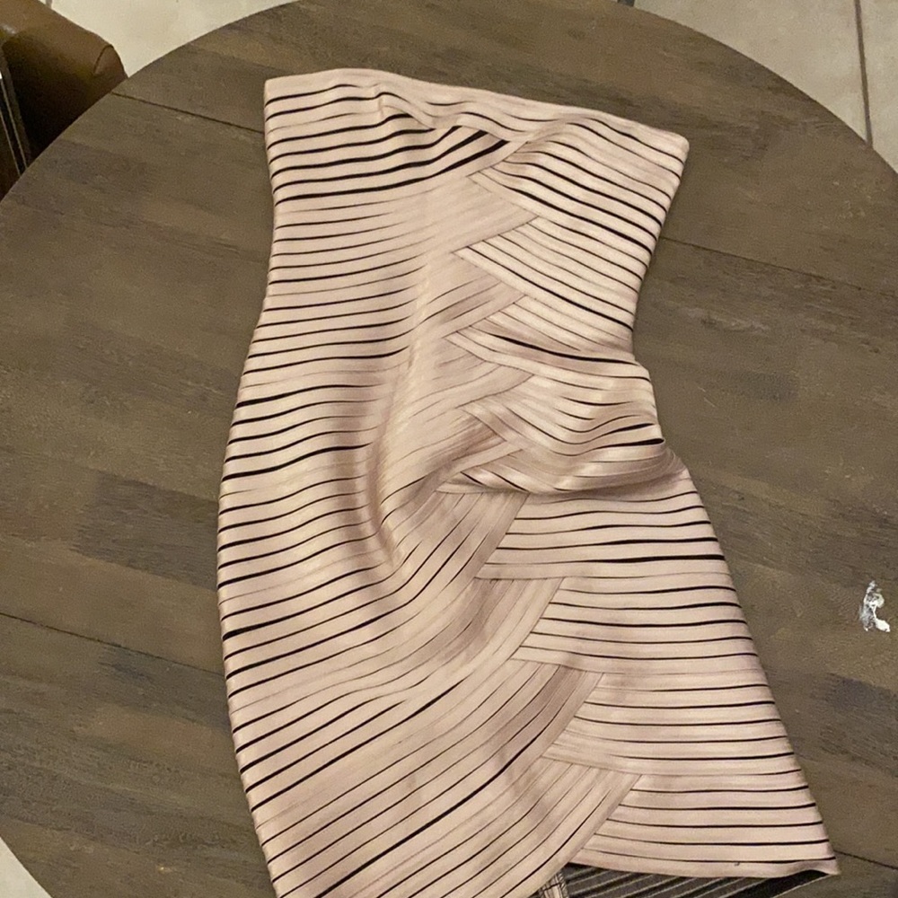 BCBG MaxAzria Champagne Dress